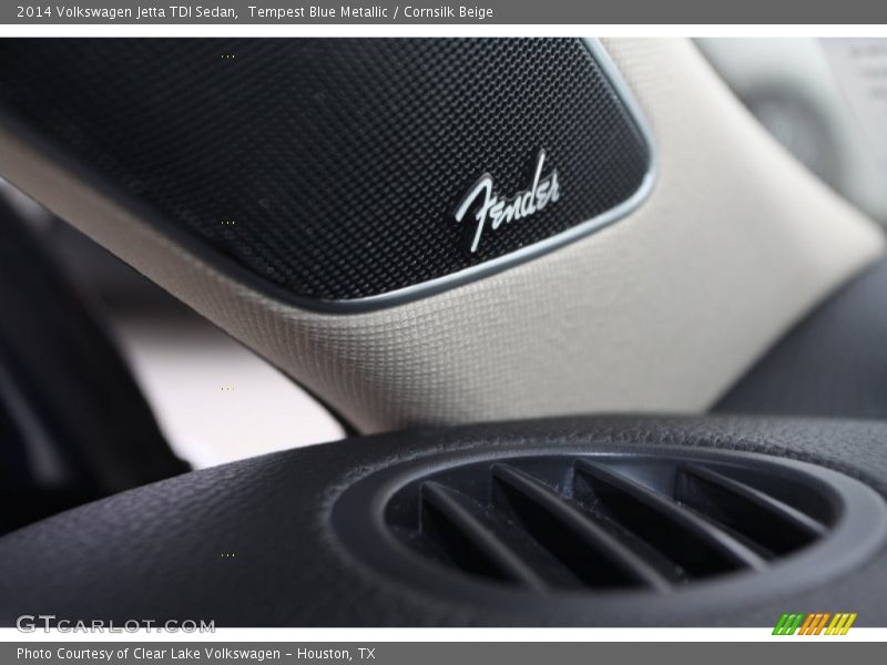 Tempest Blue Metallic / Cornsilk Beige 2014 Volkswagen Jetta TDI Sedan