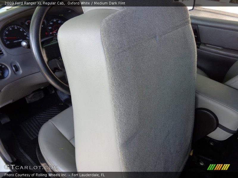 Oxford White / Medium Dark Flint 2009 Ford Ranger XL Regular Cab