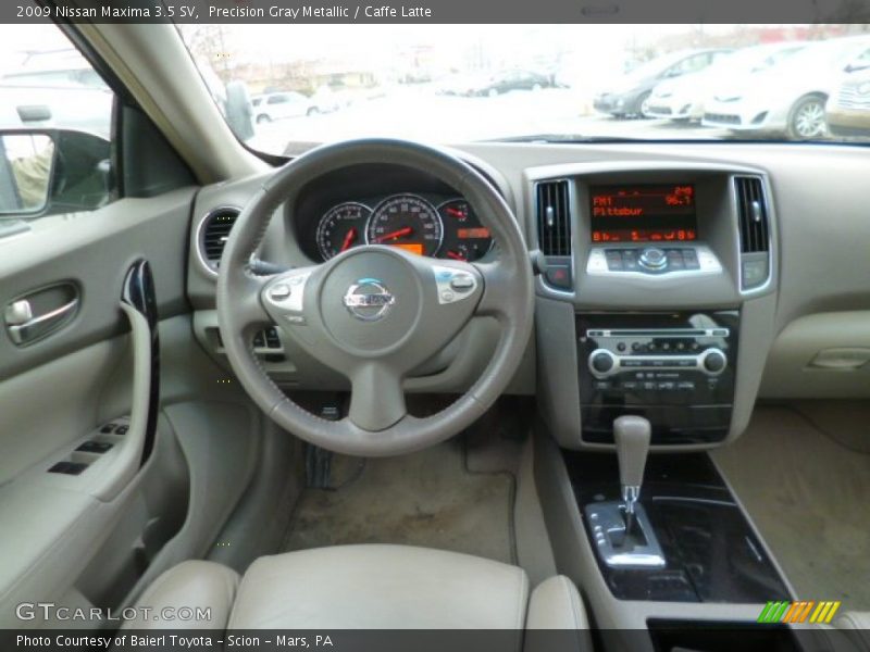 Precision Gray Metallic / Caffe Latte 2009 Nissan Maxima 3.5 SV