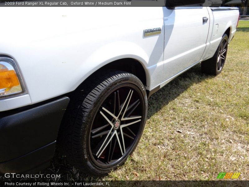 Oxford White / Medium Dark Flint 2009 Ford Ranger XL Regular Cab