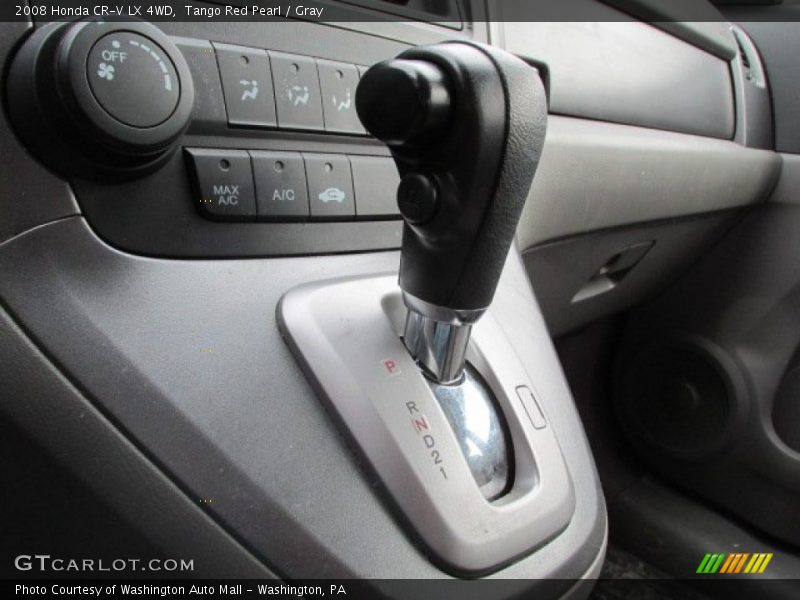 Tango Red Pearl / Gray 2008 Honda CR-V LX 4WD