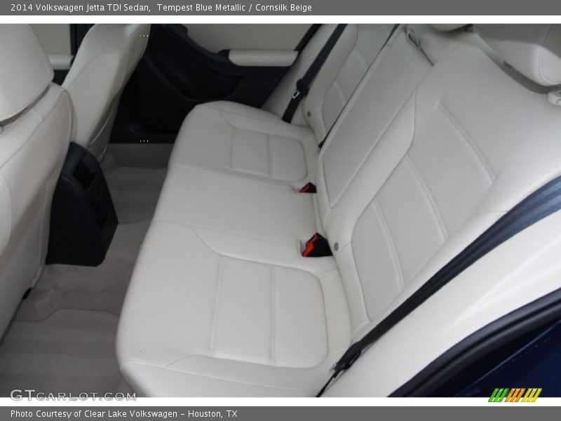 Tempest Blue Metallic / Cornsilk Beige 2014 Volkswagen Jetta TDI Sedan