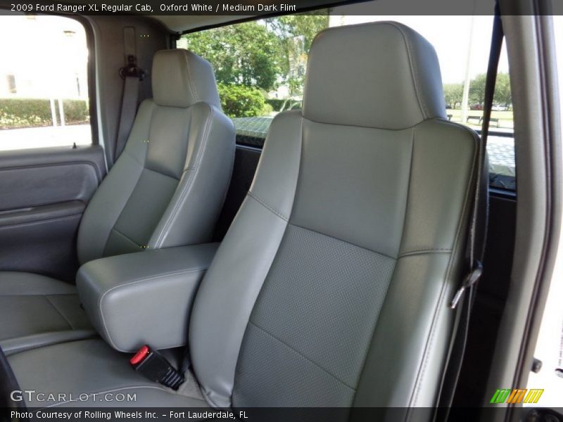 Oxford White / Medium Dark Flint 2009 Ford Ranger XL Regular Cab