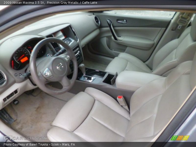 Precision Gray Metallic / Caffe Latte 2009 Nissan Maxima 3.5 SV