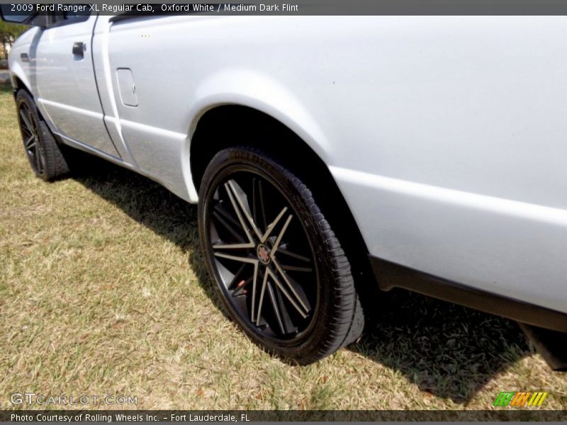 Oxford White / Medium Dark Flint 2009 Ford Ranger XL Regular Cab