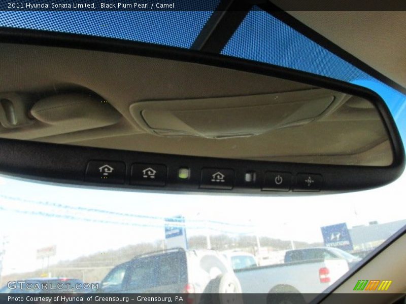Black Plum Pearl / Camel 2011 Hyundai Sonata Limited