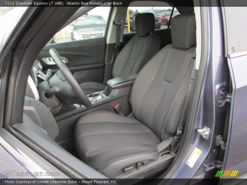 Atlantis Blue Metallic / Jet Black 2013 Chevrolet Equinox LT AWD