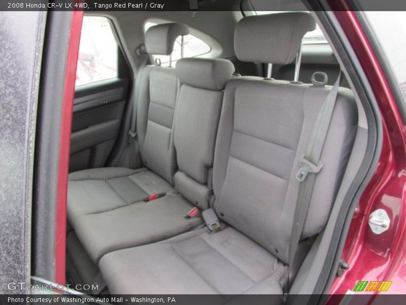 Tango Red Pearl / Gray 2008 Honda CR-V LX 4WD