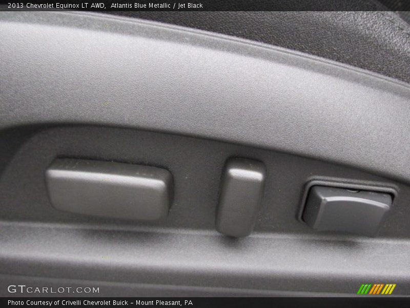 Atlantis Blue Metallic / Jet Black 2013 Chevrolet Equinox LT AWD