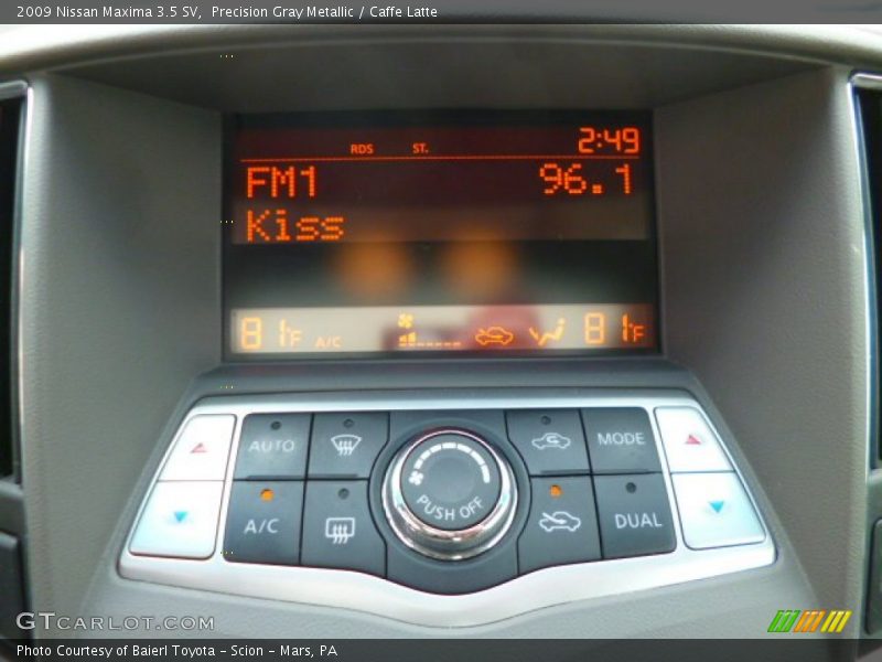 Precision Gray Metallic / Caffe Latte 2009 Nissan Maxima 3.5 SV