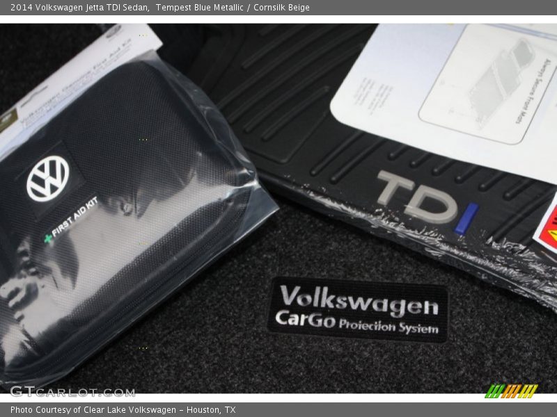 Tempest Blue Metallic / Cornsilk Beige 2014 Volkswagen Jetta TDI Sedan