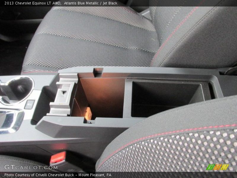 Atlantis Blue Metallic / Jet Black 2013 Chevrolet Equinox LT AWD