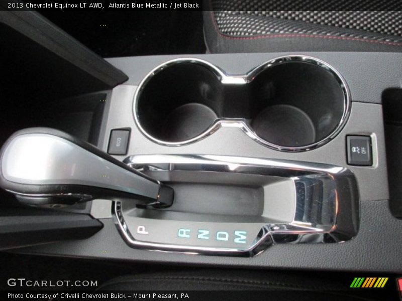 Atlantis Blue Metallic / Jet Black 2013 Chevrolet Equinox LT AWD