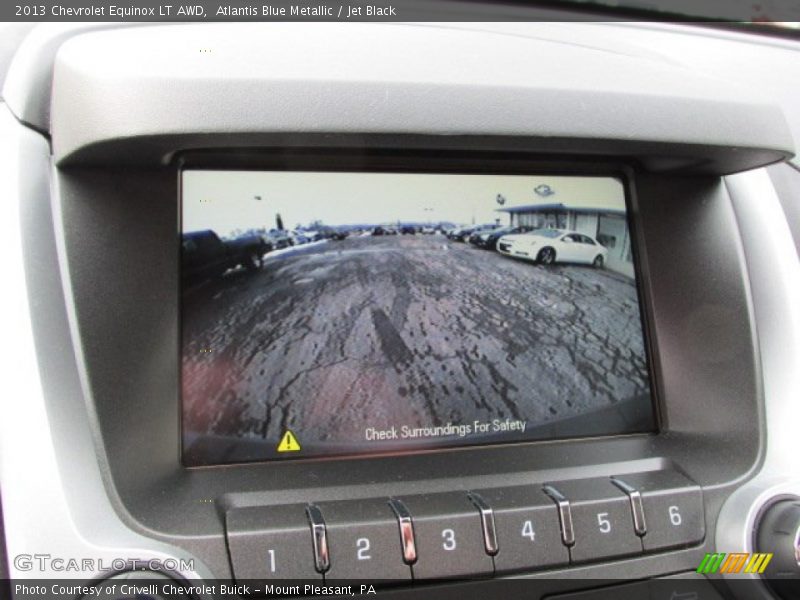 Atlantis Blue Metallic / Jet Black 2013 Chevrolet Equinox LT AWD