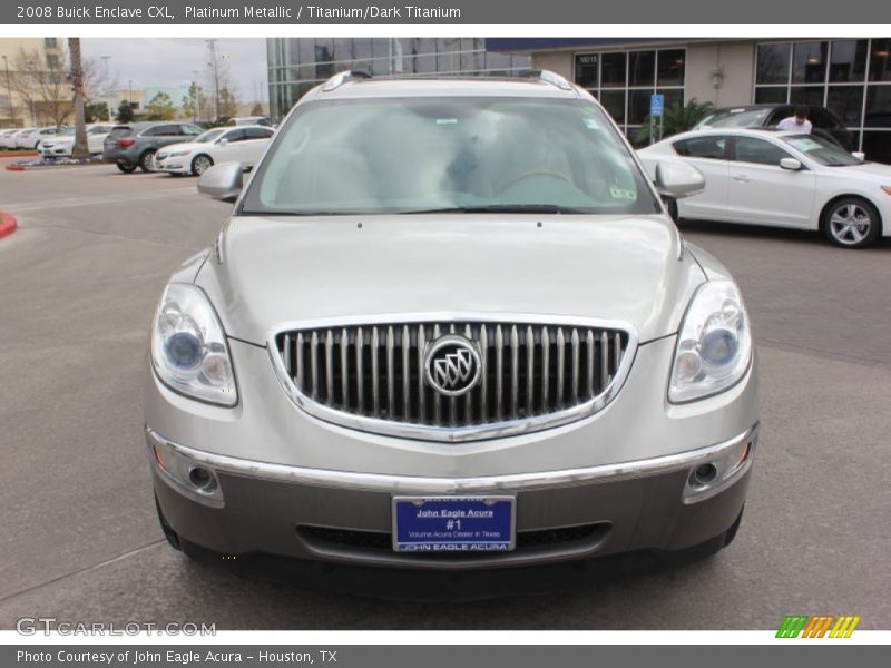 Platinum Metallic / Titanium/Dark Titanium 2008 Buick Enclave CXL