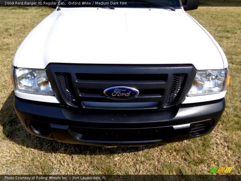 Oxford White / Medium Dark Flint 2009 Ford Ranger XL Regular Cab