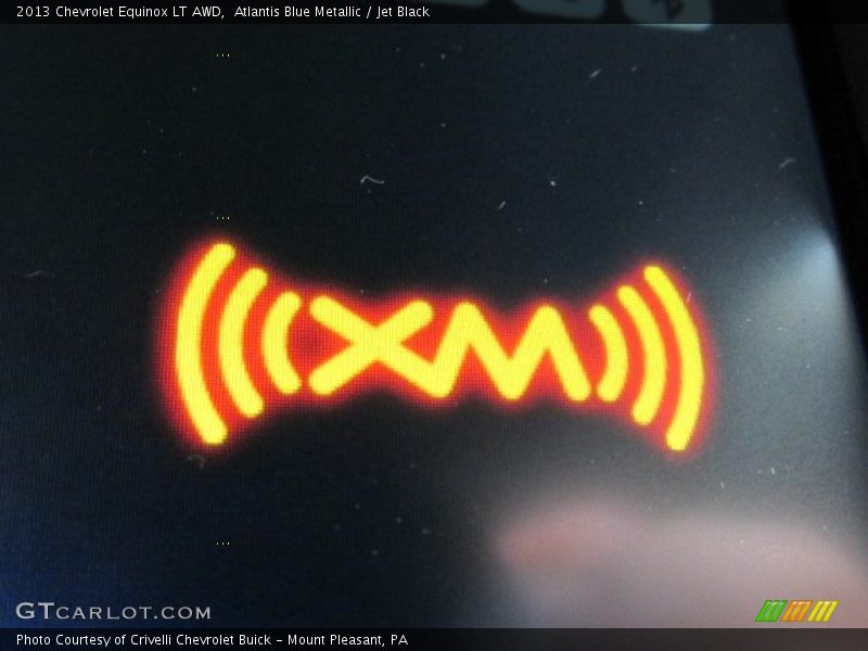 Atlantis Blue Metallic / Jet Black 2013 Chevrolet Equinox LT AWD
