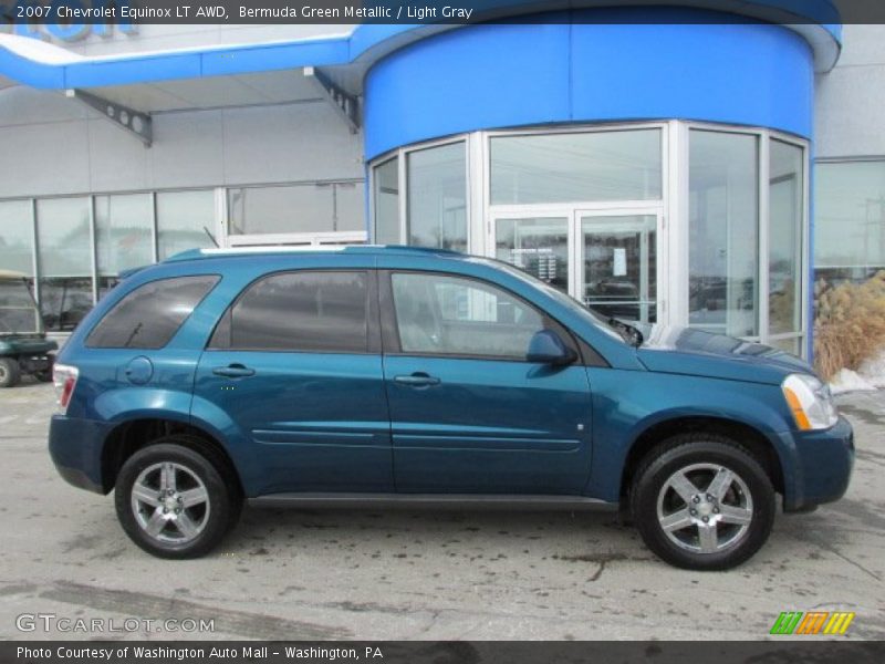 Bermuda Green Metallic / Light Gray 2007 Chevrolet Equinox LT AWD