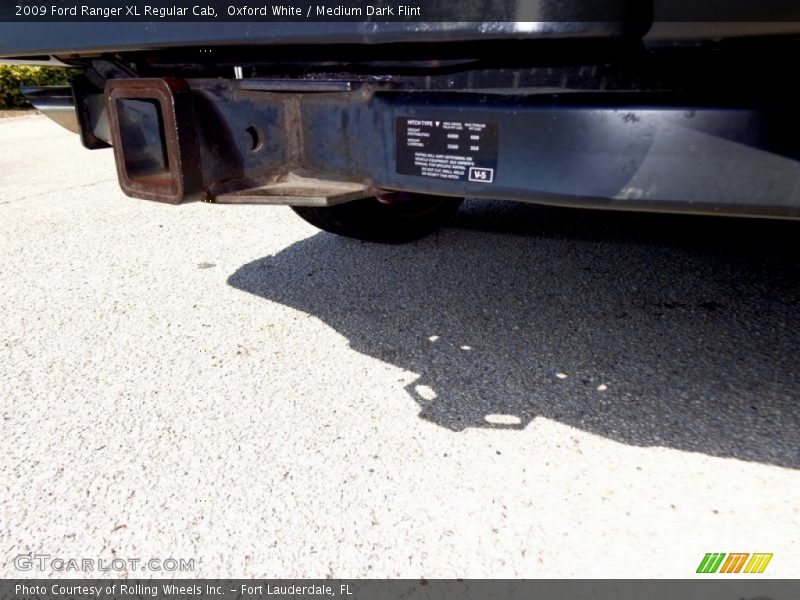 Oxford White / Medium Dark Flint 2009 Ford Ranger XL Regular Cab