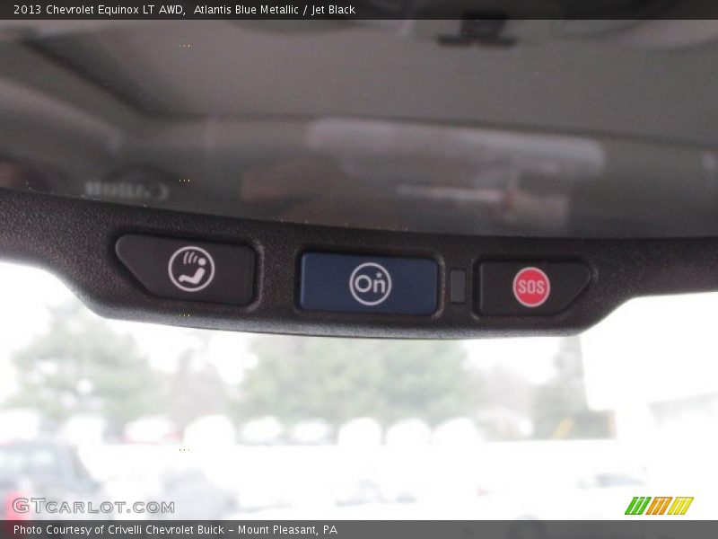 Atlantis Blue Metallic / Jet Black 2013 Chevrolet Equinox LT AWD