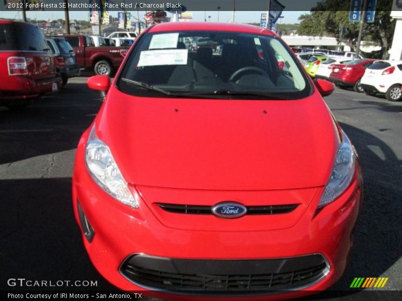 Race Red / Charcoal Black 2012 Ford Fiesta SE Hatchback