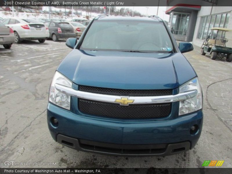 Bermuda Green Metallic / Light Gray 2007 Chevrolet Equinox LT AWD