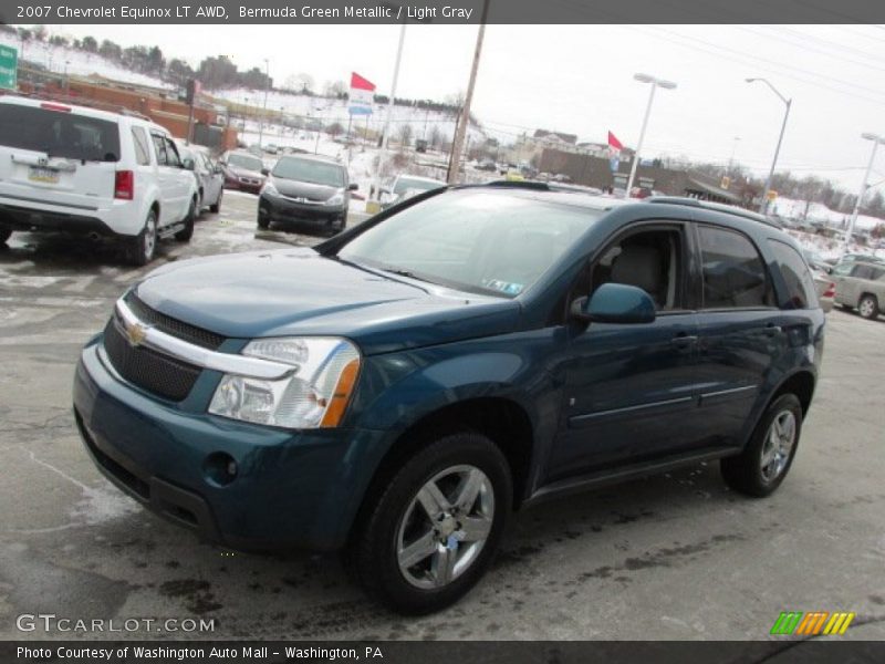 Bermuda Green Metallic / Light Gray 2007 Chevrolet Equinox LT AWD