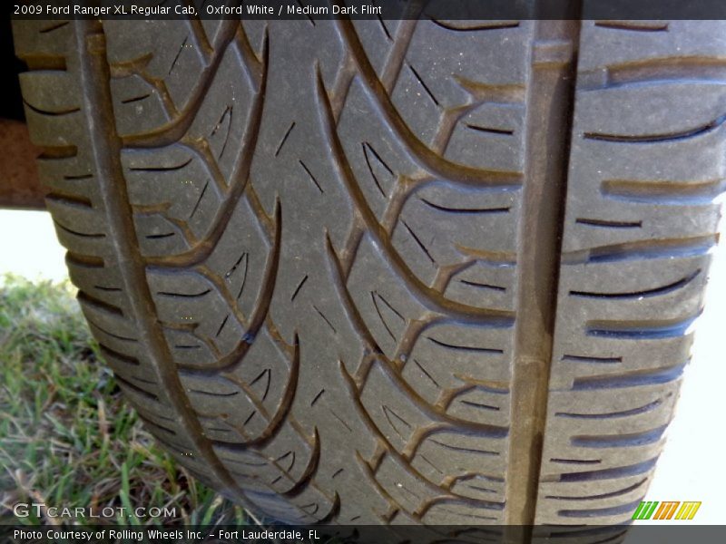 Oxford White / Medium Dark Flint 2009 Ford Ranger XL Regular Cab