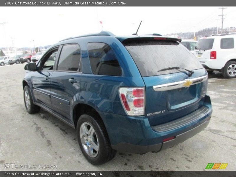 Bermuda Green Metallic / Light Gray 2007 Chevrolet Equinox LT AWD