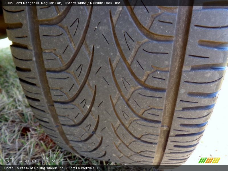 Oxford White / Medium Dark Flint 2009 Ford Ranger XL Regular Cab