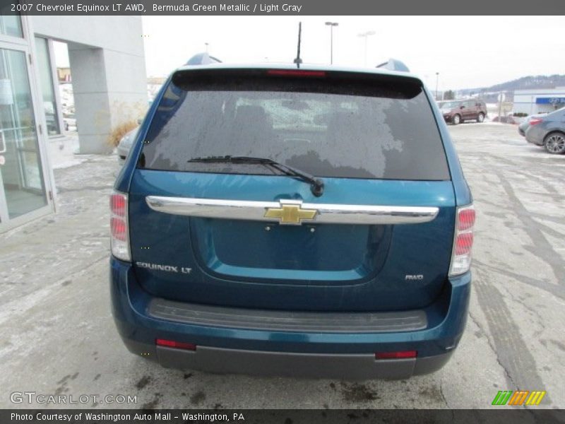 Bermuda Green Metallic / Light Gray 2007 Chevrolet Equinox LT AWD