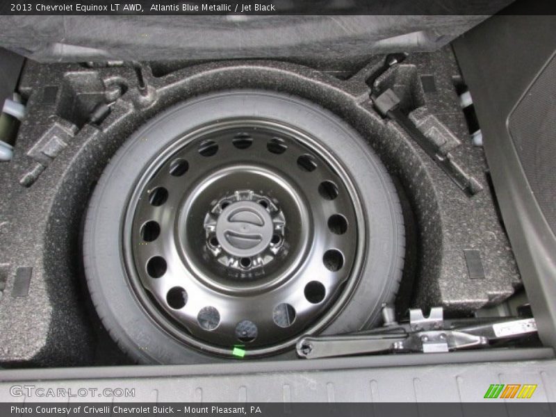 Atlantis Blue Metallic / Jet Black 2013 Chevrolet Equinox LT AWD