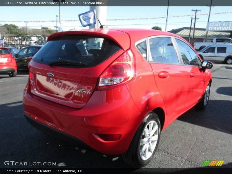 Race Red / Charcoal Black 2012 Ford Fiesta SE Hatchback