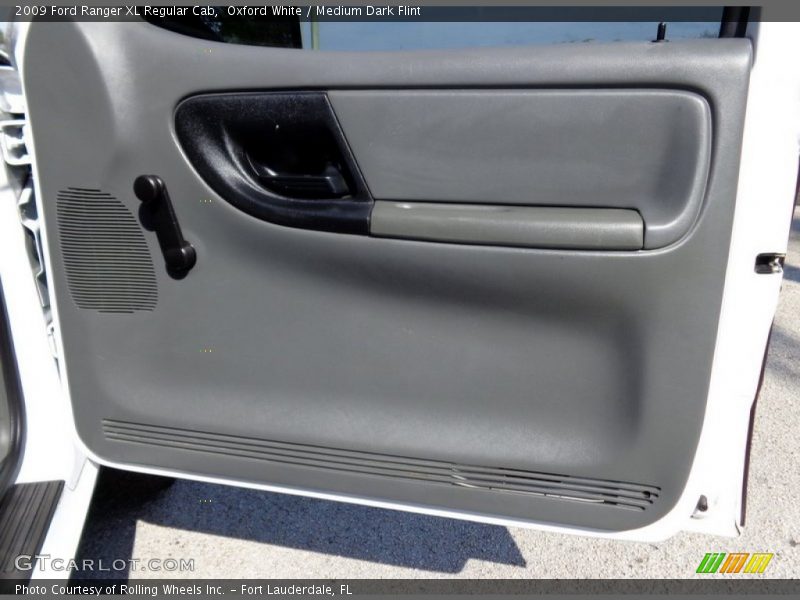 Oxford White / Medium Dark Flint 2009 Ford Ranger XL Regular Cab
