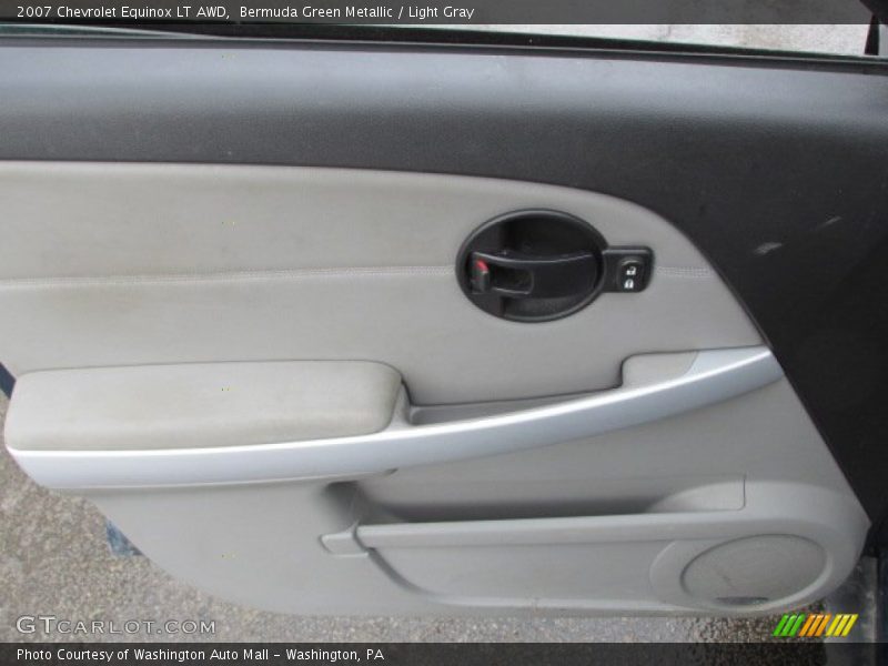Bermuda Green Metallic / Light Gray 2007 Chevrolet Equinox LT AWD