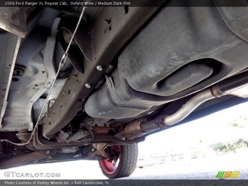 Undercarriage of 2009 Ranger XL Regular Cab