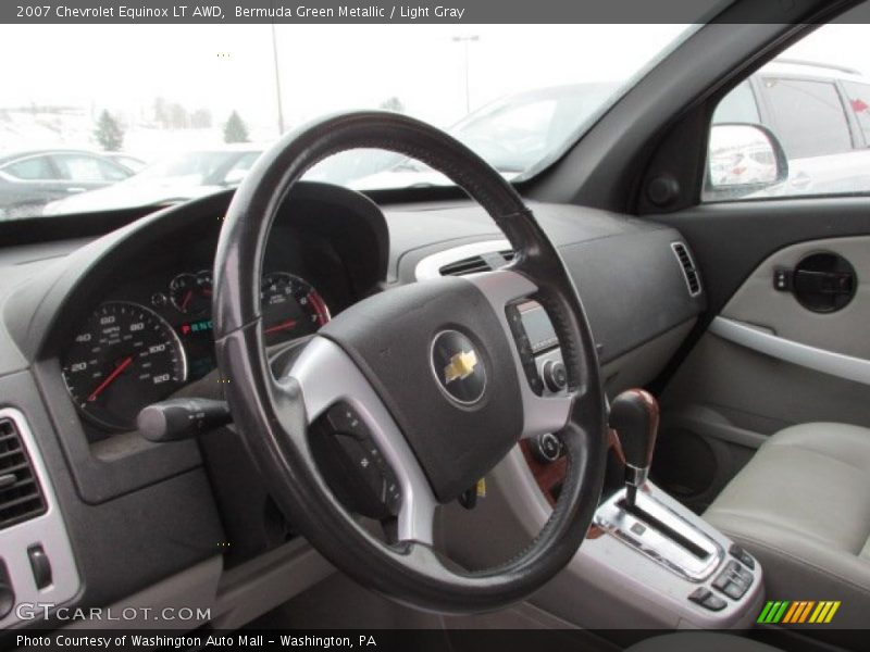 Bermuda Green Metallic / Light Gray 2007 Chevrolet Equinox LT AWD