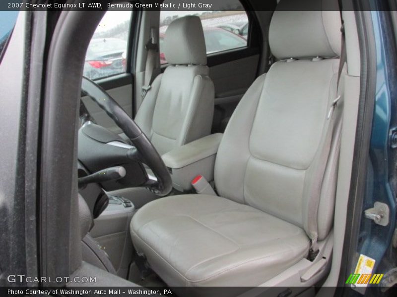 Bermuda Green Metallic / Light Gray 2007 Chevrolet Equinox LT AWD