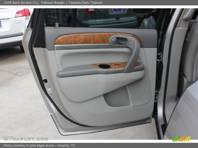 Platinum Metallic / Titanium/Dark Titanium 2008 Buick Enclave CXL
