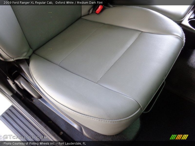 Oxford White / Medium Dark Flint 2009 Ford Ranger XL Regular Cab