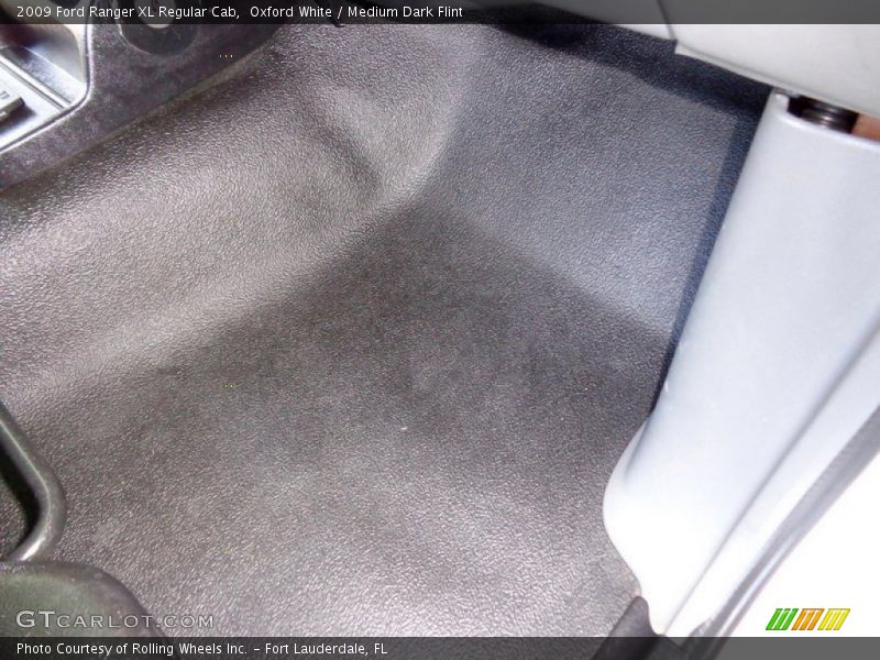 Oxford White / Medium Dark Flint 2009 Ford Ranger XL Regular Cab