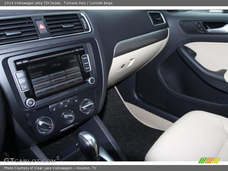 Tornado Red / Cornsilk Beige 2014 Volkswagen Jetta TDI Sedan
