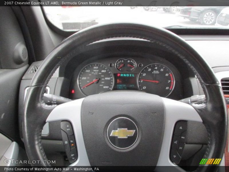 Bermuda Green Metallic / Light Gray 2007 Chevrolet Equinox LT AWD