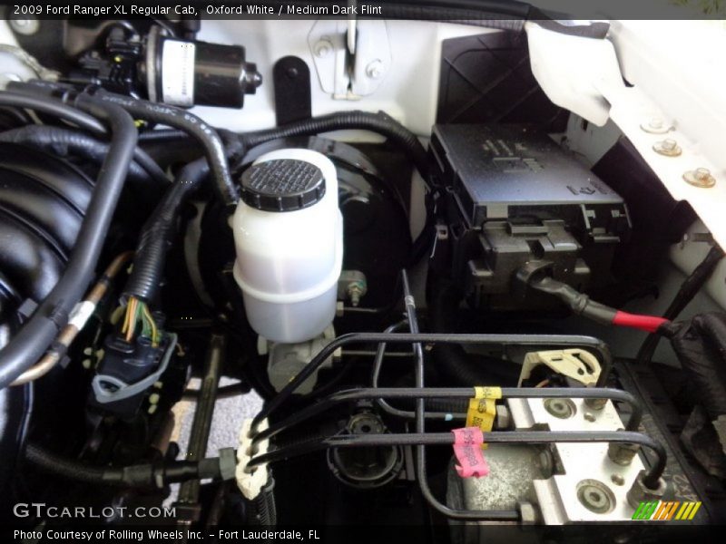 Oxford White / Medium Dark Flint 2009 Ford Ranger XL Regular Cab