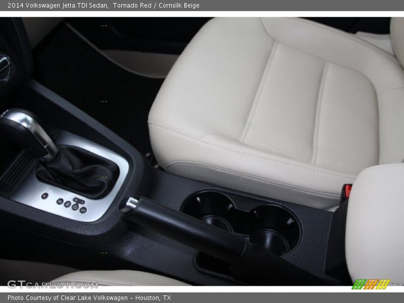 Tornado Red / Cornsilk Beige 2014 Volkswagen Jetta TDI Sedan