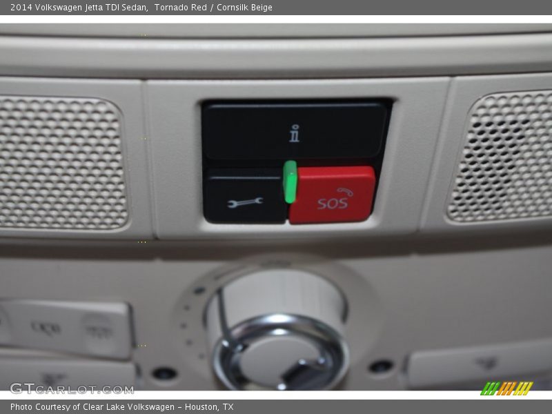 Tornado Red / Cornsilk Beige 2014 Volkswagen Jetta TDI Sedan