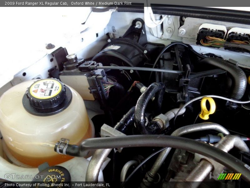 Oxford White / Medium Dark Flint 2009 Ford Ranger XL Regular Cab