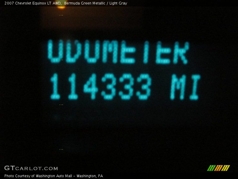 Bermuda Green Metallic / Light Gray 2007 Chevrolet Equinox LT AWD