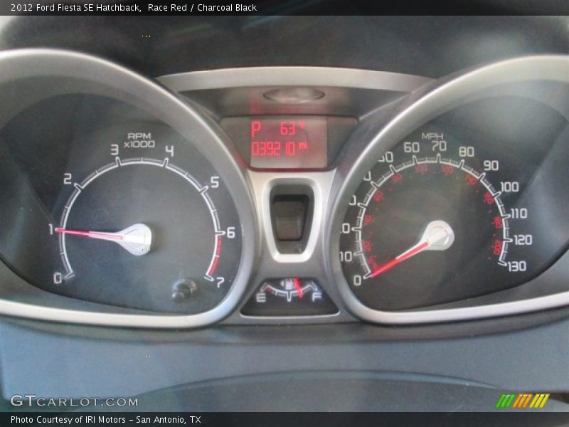 Race Red / Charcoal Black 2012 Ford Fiesta SE Hatchback
