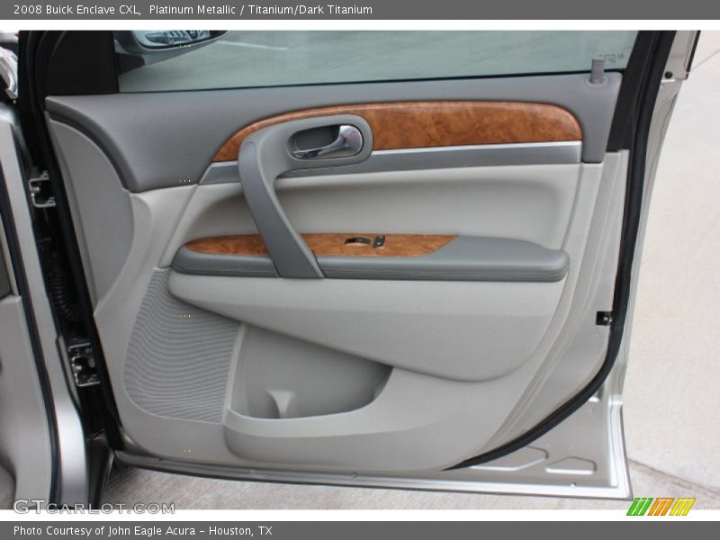 Platinum Metallic / Titanium/Dark Titanium 2008 Buick Enclave CXL
